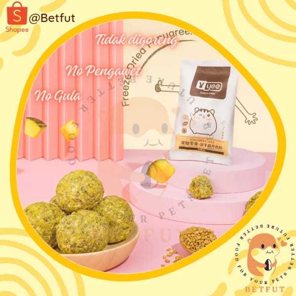 1 Bungkus fenugreek kering snack hamster / Freeze-dried Fenugreek Seeds 8g