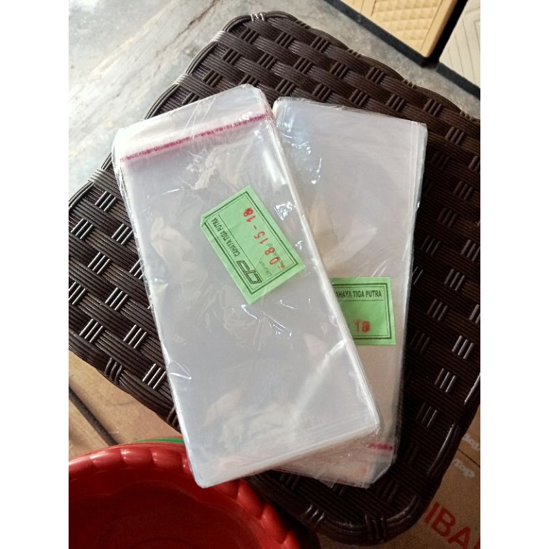 

OPP PLASTIK KACA LEM UK 8×15