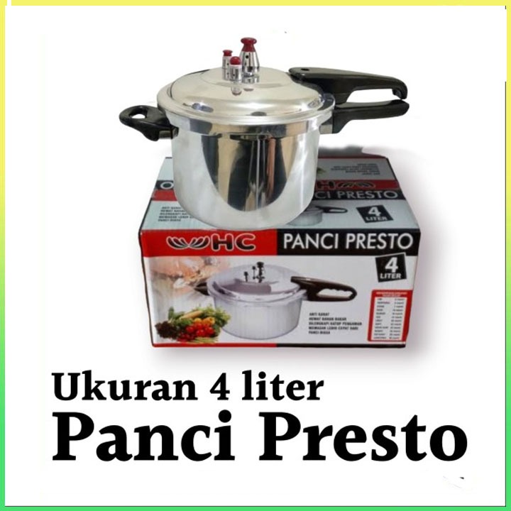 Presto 4 Liter HC/Panci Presto 4 Liter HC / Presto Aluminium HC 4 Liter