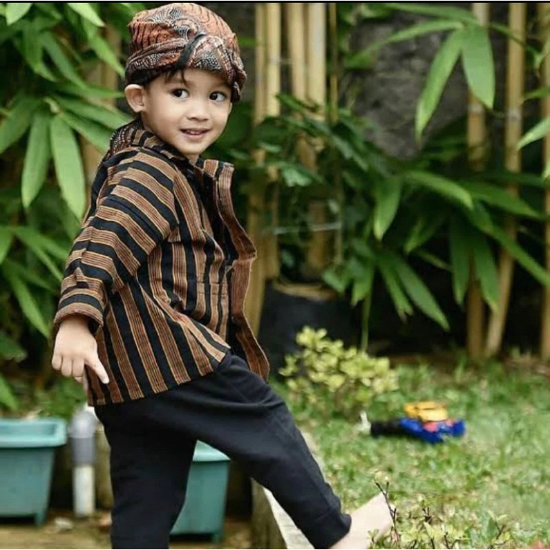 TERMURAH Baju lurik SURJAN ANAK COWOK