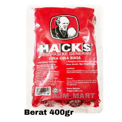 

Permen Hacks Berat 400gr Original Malaysia