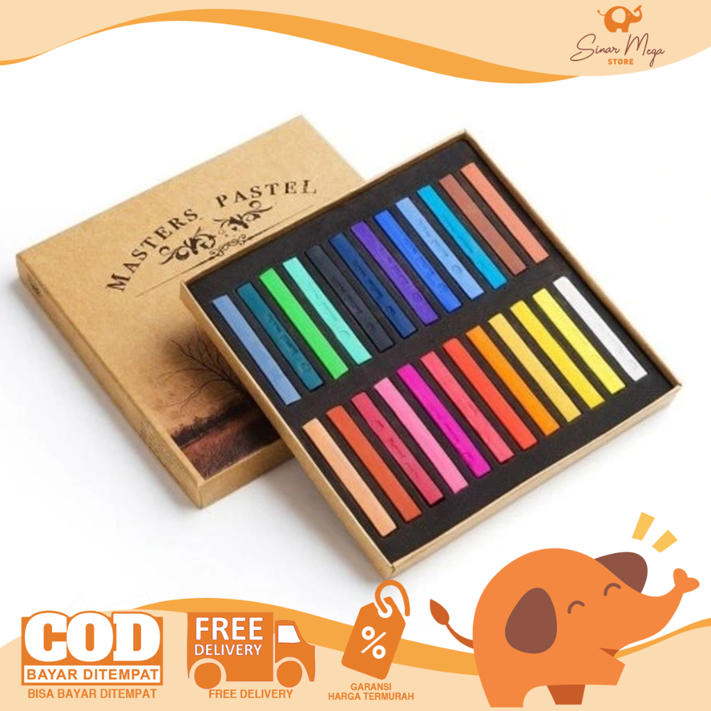 

Maries Master Pastel 24 Colors F2024 / Crayon Oil Pastel 24 Warna