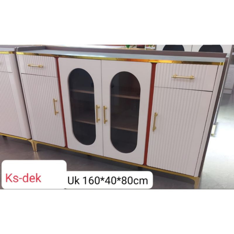 Bufet Serbaguna Granit 160cm  Meja Serbaguna  Meja Dapur Meja Etalase  Meja Granit