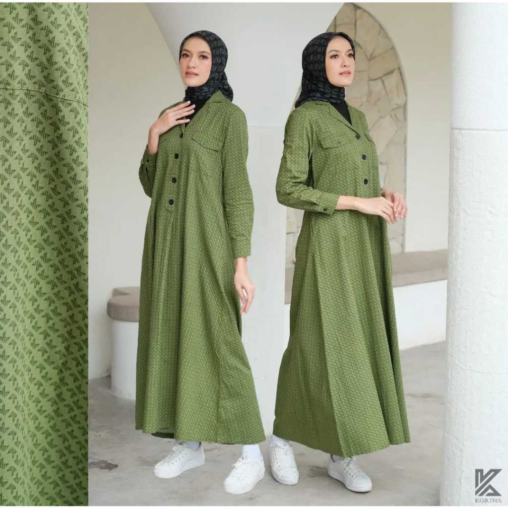 Korina Quba Dress Gamis Premium