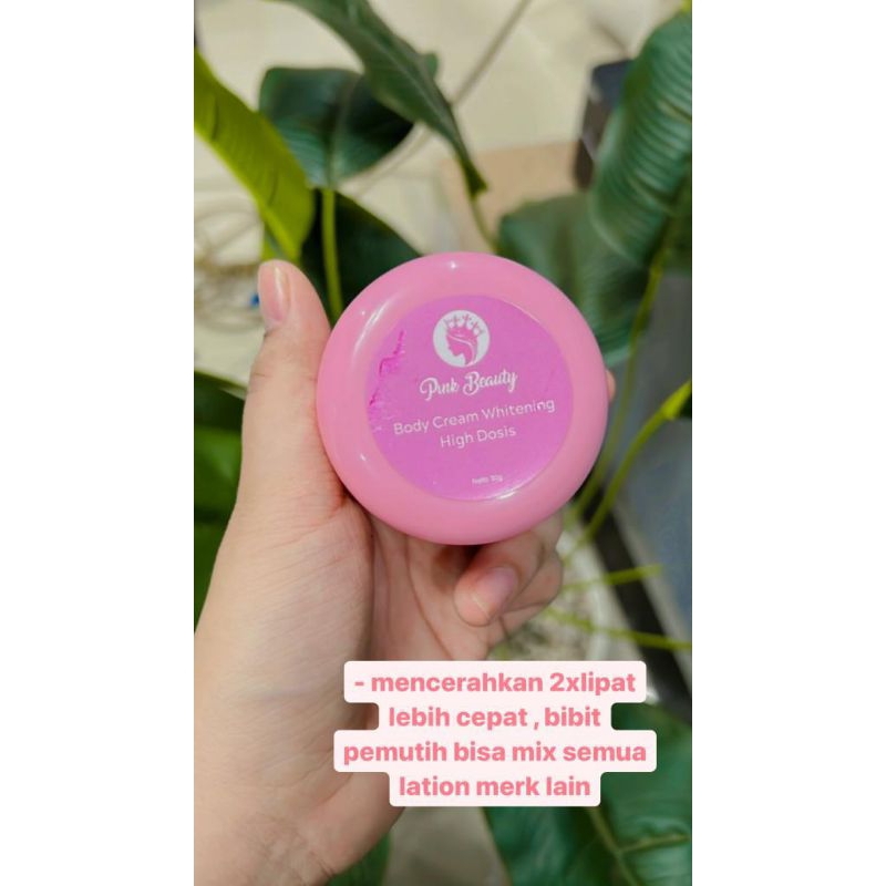Bibit Pemutih High Dosis by pink beauty Body Cream Whitening High Dosis By Pink Beauty