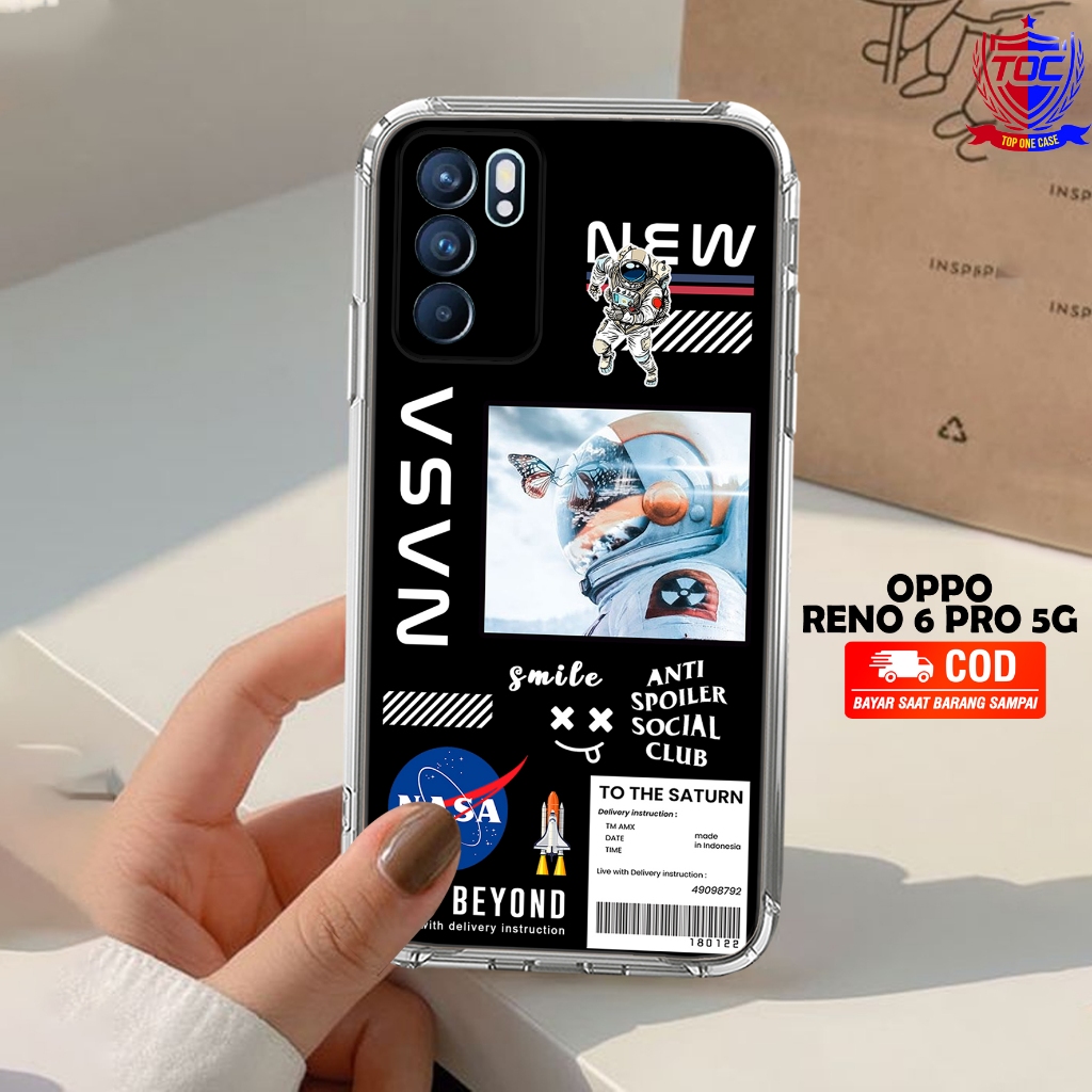 Case OPPO RENO 6 PRO 5G - Casing OPPO RENO 6 PRO 5G Terbaru TOP ONE CASE [ MOTIF 09 ] Silikon OPPO R