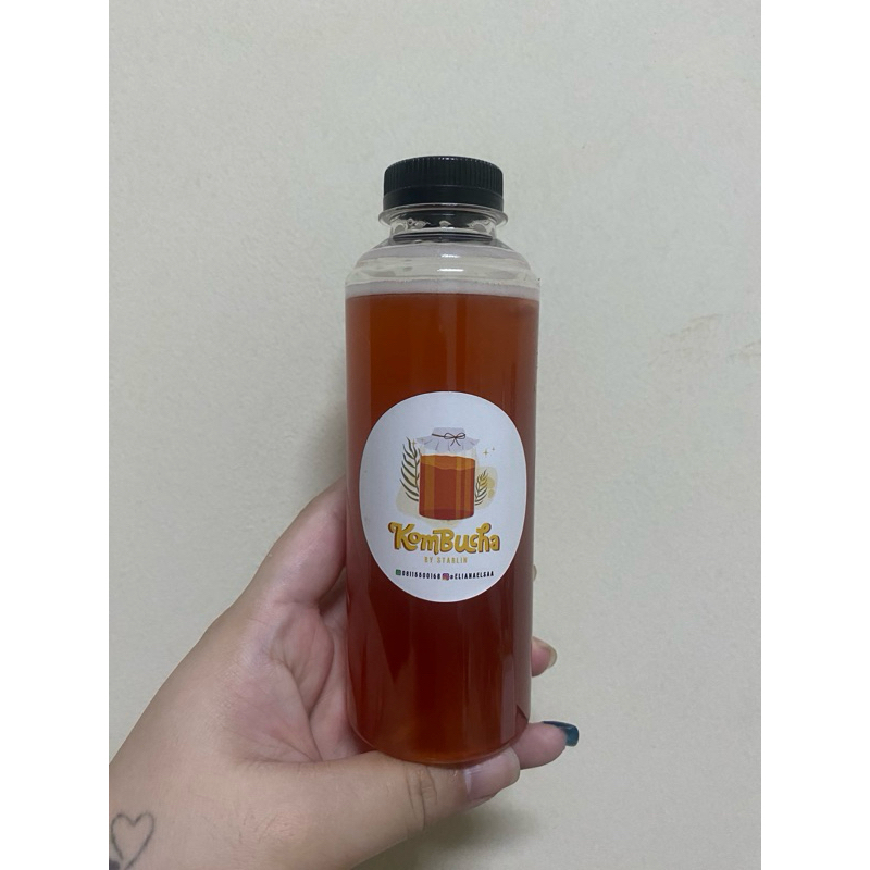 

fruit tea kombucha varian stoberry kemasan 1 liter