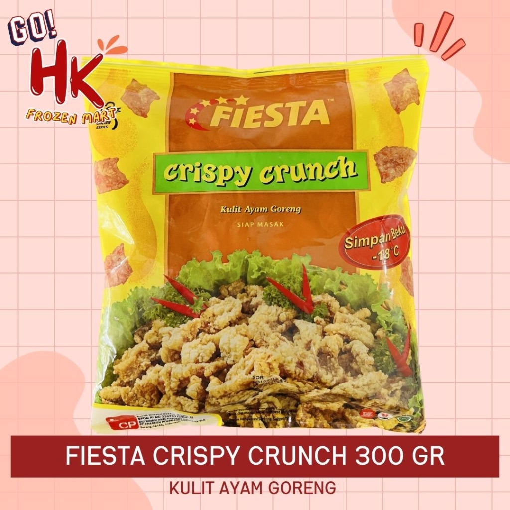 

Fiesta Crispy Crunch 300gr | kulit ayam goreng siap masak garing krispi HK Frozen Mart