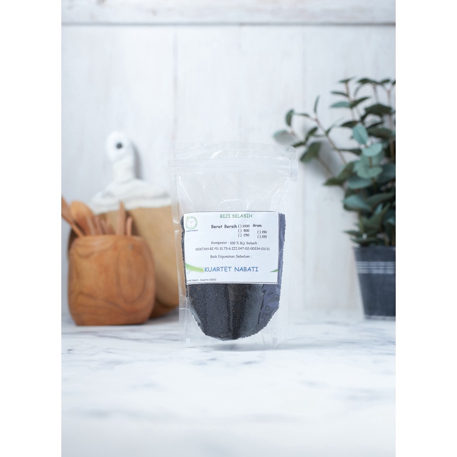 

Terlaris 250gr Biji Selasih / Basil Seed - Premium - Bersih