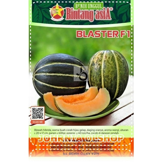 Johrnia 5 Benih Biji Blewah BLASTER F1