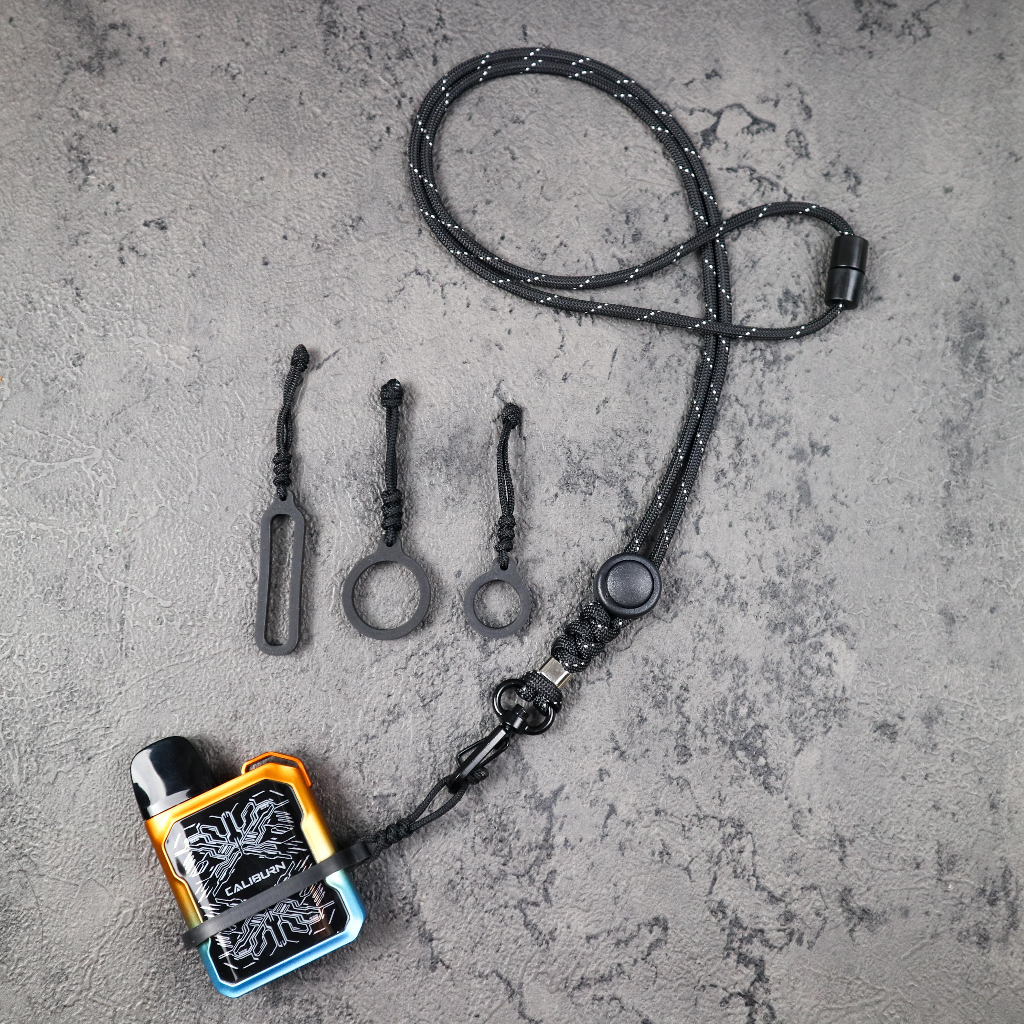 

Lanyard Tali Paracord 4mm Serbaguna Snaphook Logam Besi Alloy Include Karet O Ring Tebal Premium