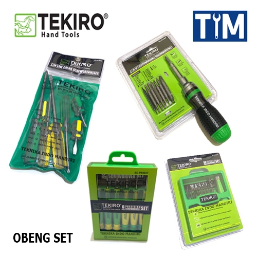 TEKIRO Obeng Set / Obeng Ratchet Set
