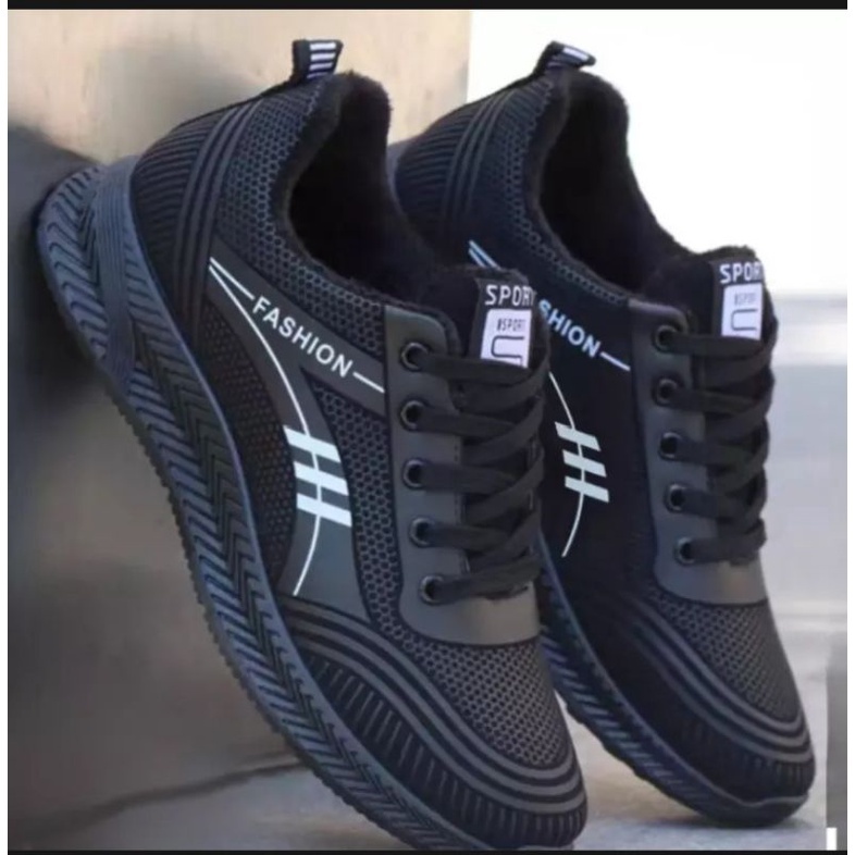 Sepatu Fashion Pria Olahraga Sneakers Pria Tali FASHION