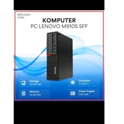 Pc Lenovo M910s Core i5 7500 Ram 16Gb SSD 512Gb