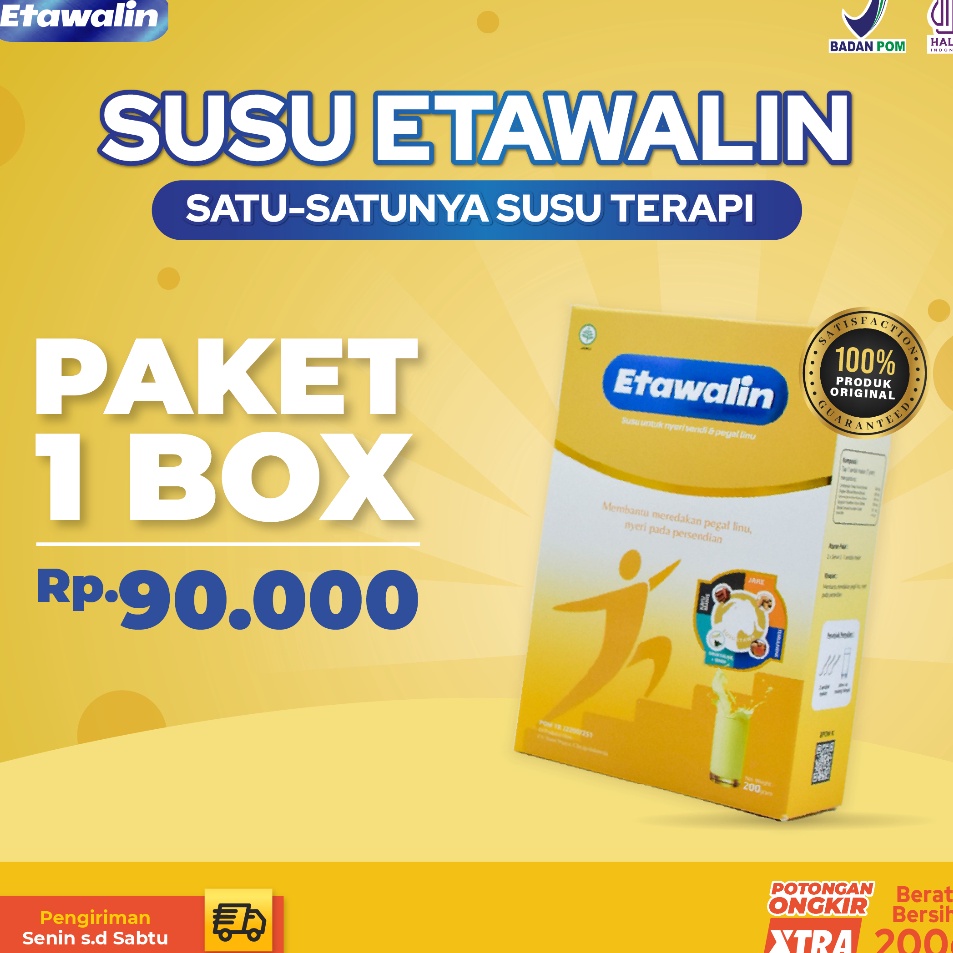 

KODE CLZ470 Etawalin Susu Kambing Etawa Untuk Nyeri Tulang Sendi 1 Box