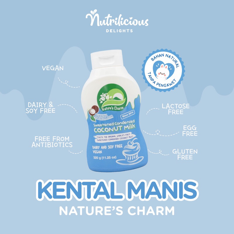 

Sweetened Condensed Coconut Milk Bottle 320 Gr Nature's Charm Vegan