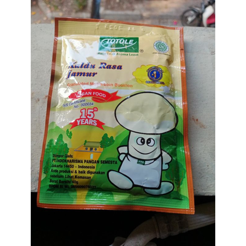 

Kaldu Jamur Totole 40gram Sayur Segar