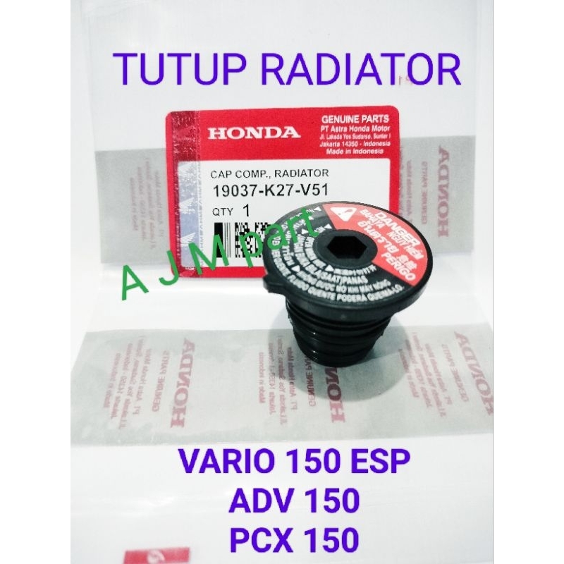 CAP COMP RADIATOR TUTUP AIR RADIATOR HONDA PCX 150 VARIO 150 ESP ADV 150 ORIGINAL ASLI