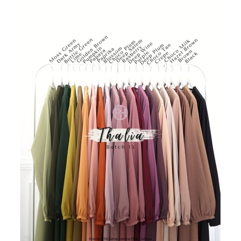 Gamis Thalia Pelangi Hijab