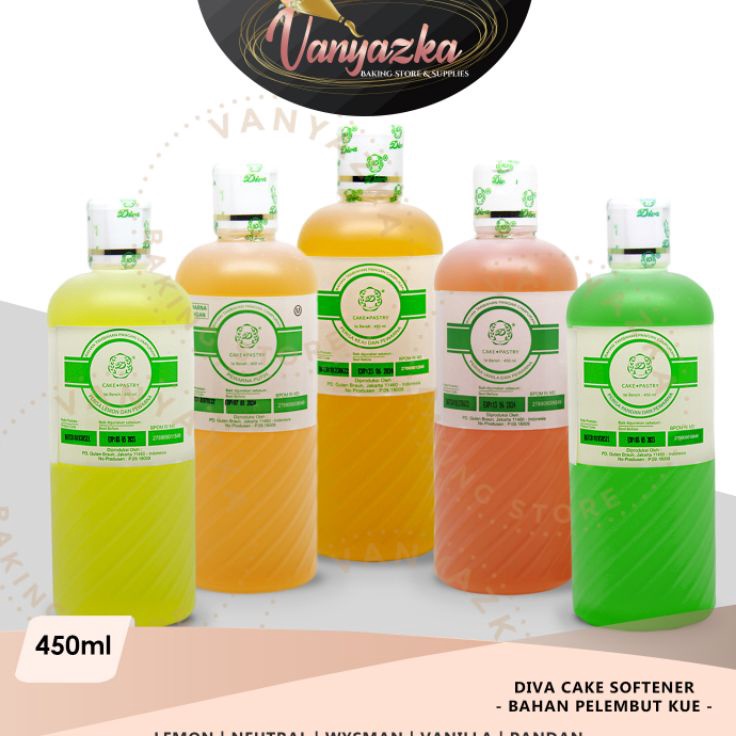 

Ready Diva Cake Softener/Pelembut Kue&Roti Diva 450ml