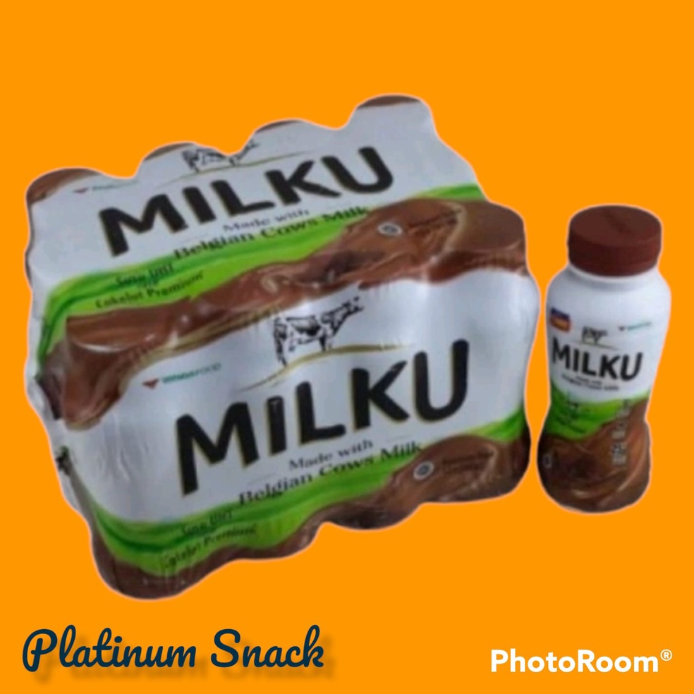 

MILKU Susu UHT | Susu Siap Minum Coklat | Strawberry Premium 12 btl x 200 ML 72