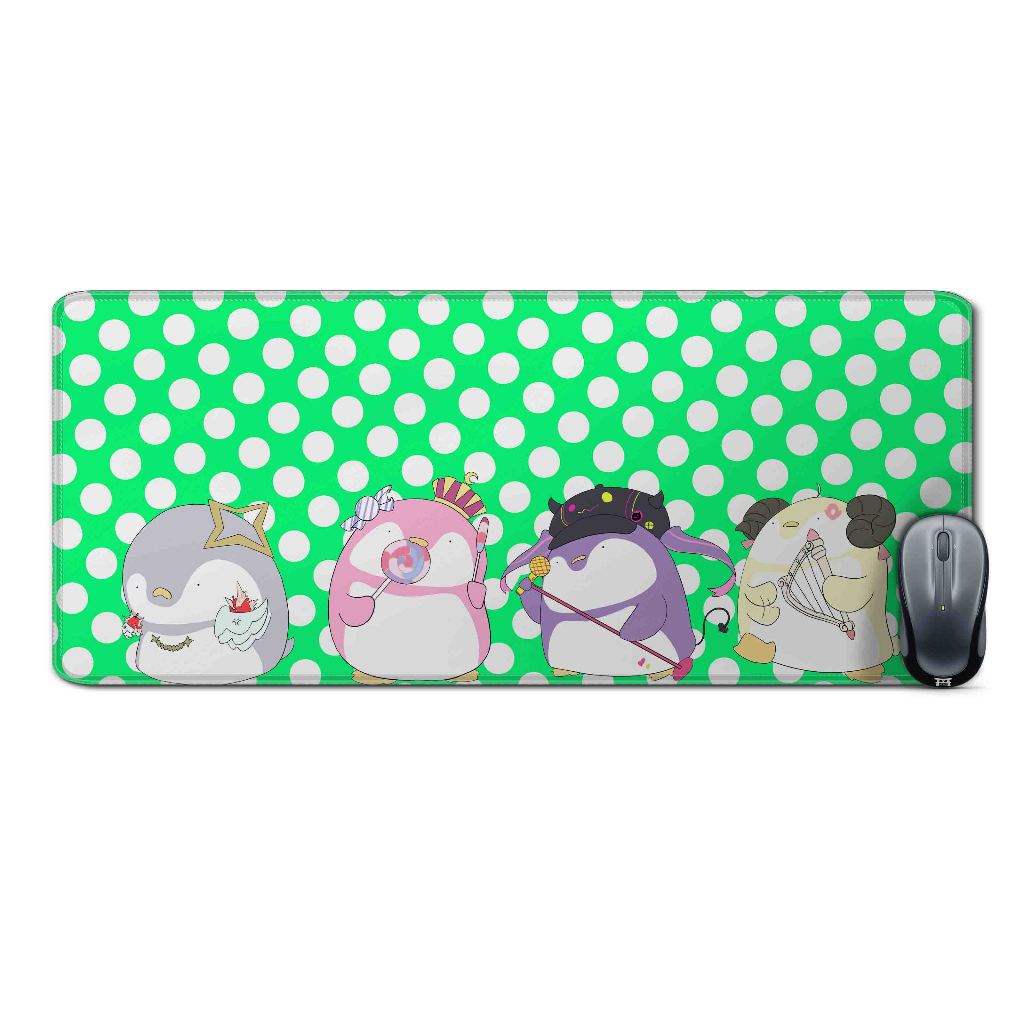Deskmat mousepad extended anime vtuberHOLO JP PENGUIN DOLL GEN4-HOLO JPmaterial Rubber
