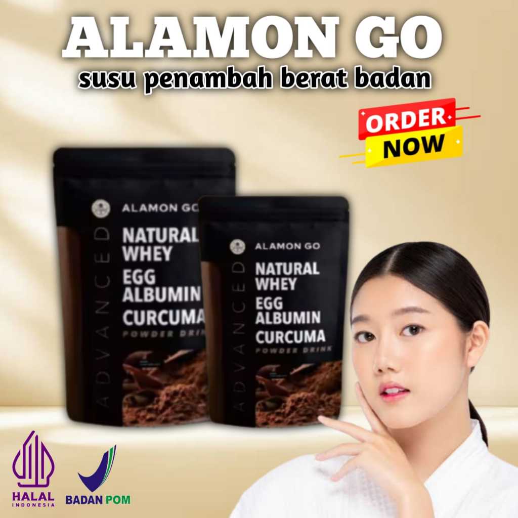 

Susu Penambah Berat Badan / Puluhan Ribu Testimoni / Alamon GO / Natural Weight Gain