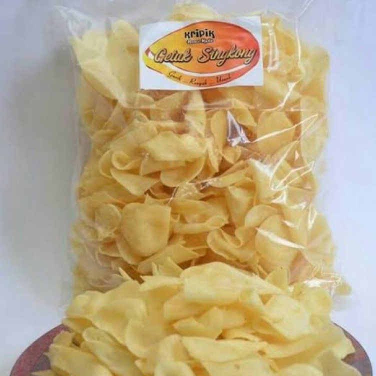 

Stock Banyak KERIPIK GETUK SINGKONG CRISPY 500gr (ASIN / PEDAS / BAWANG)