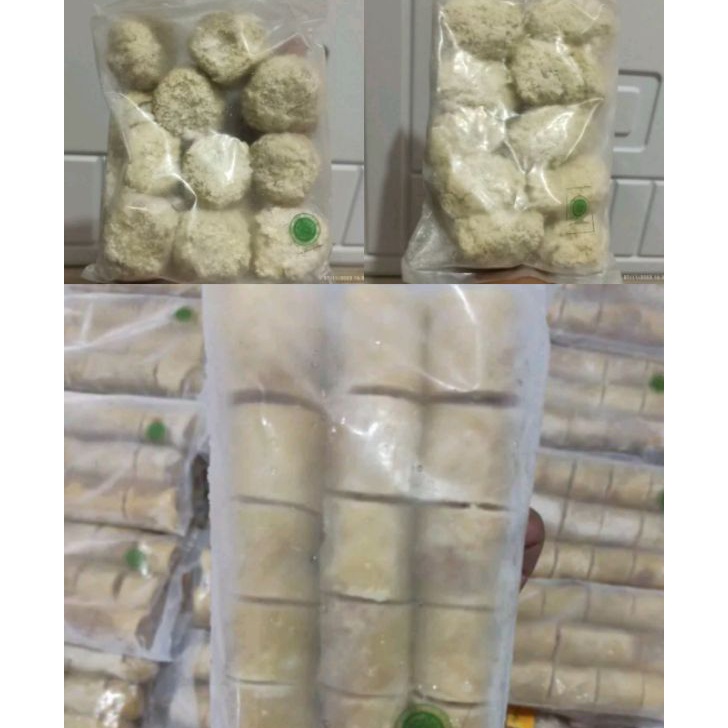 

Ready eggroll shrimp roll spicy chicken halal mui