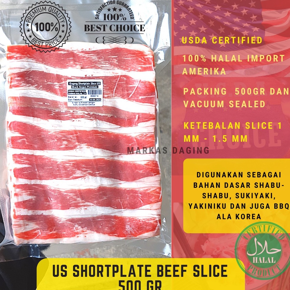 

Kode JG649 US Slice Beef / DAGING SAPI Shortplate 500gr / RICEBOWL / Yoshinoya / Yakiniku