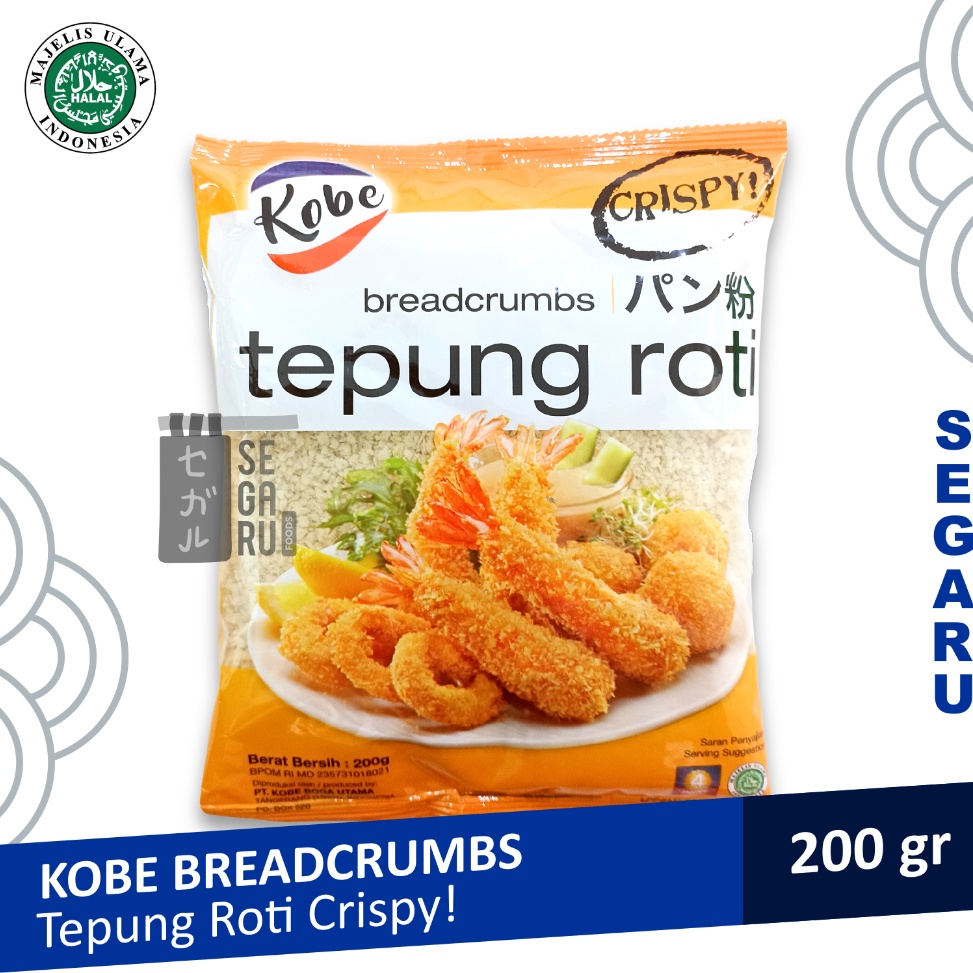

[♤H77\] KOBE Tepung Roti Panir Kobe Crispy Breadcrumbs 200gr Discount