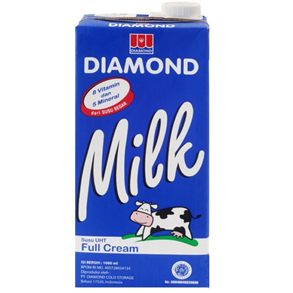 

Mur4h B4nget DIAMOND MILK UHT FULL CREAM 1 LITER - SUSU Only One