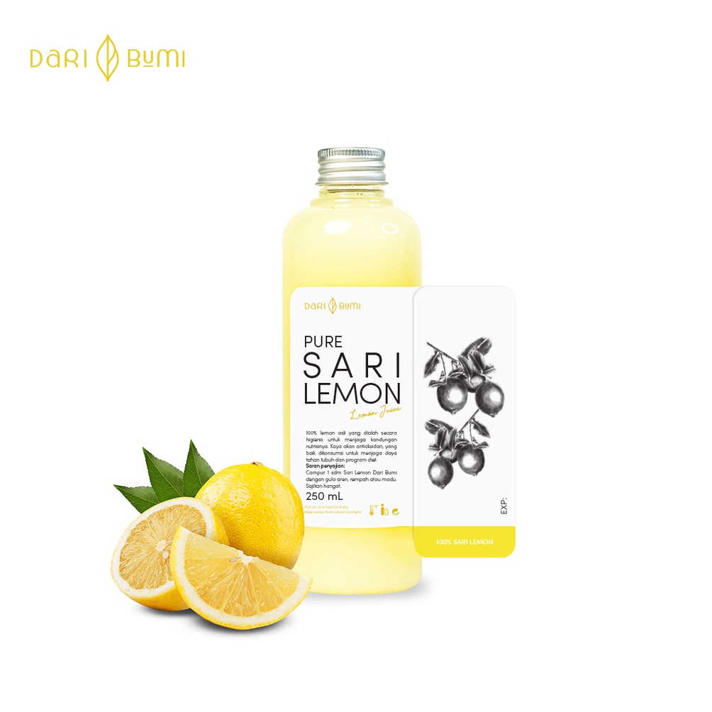 

Terbaru!! Dari Bumi Sari Lemon Minuman Diet 250 Ml Halal Premium Original 73