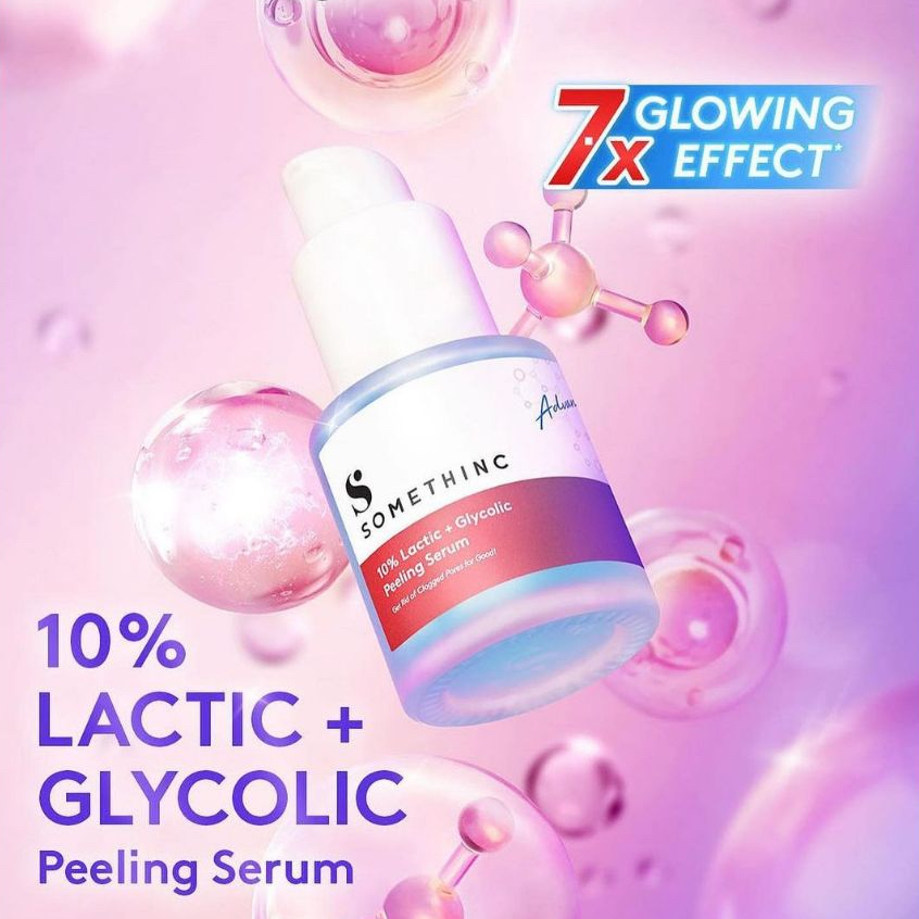 GLAM - SOMETHINC 10% Lactic + Glycolic Peeling Serum - Serum Eksfoliasi
