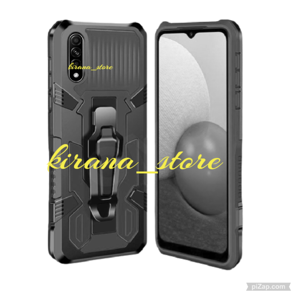 Soft Case SAMSUNG A50 SAMSUNG A50S Case Robot Belt Clip Standing Cover Armor Case Hp Icristal