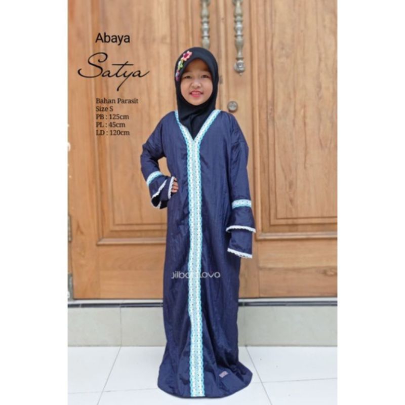 Mukena Mukenah Telekung Rukuh Abaya Sholat Travelling Parasit Parasut Anak Satya Jokam Gading