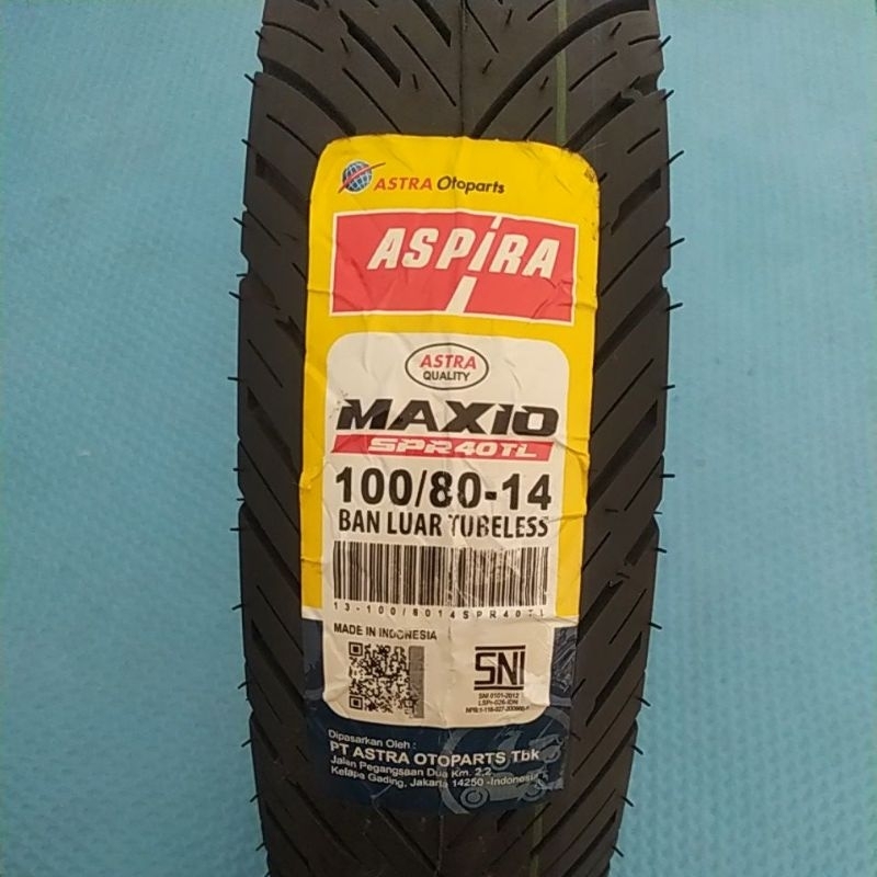 ASPIRA MAXIO SPR40TL 100/80-4  TUBELES