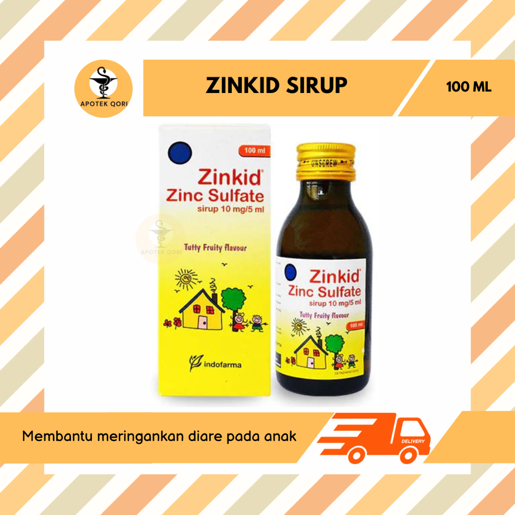 ZINKID SIRUP 100 ML/ZINC/DIARE ANAK