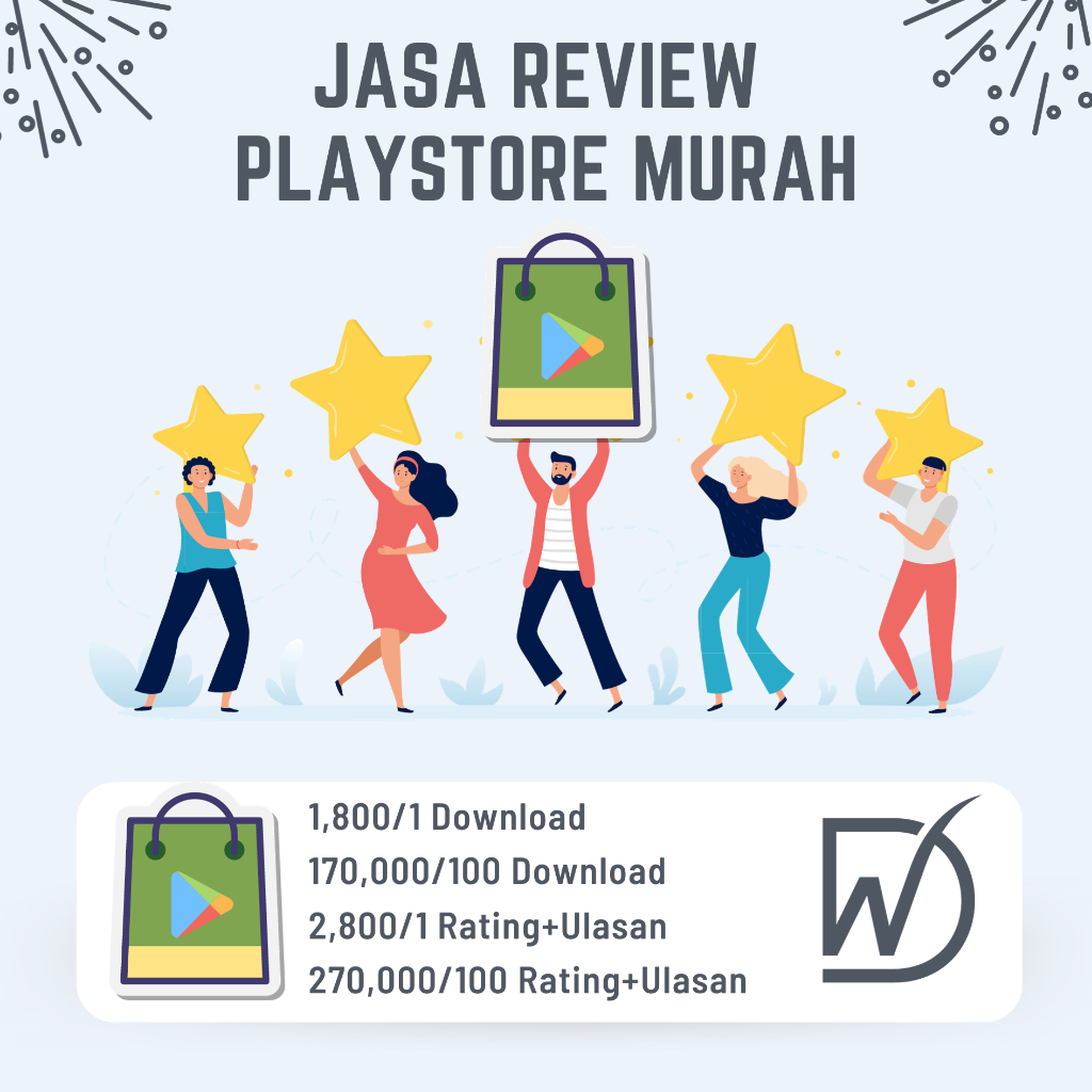 Jasa Tambah Download/Rating/Review/Ulasan Aplikasi Playstore | Jasa Tambah Download/Bintang/Review P