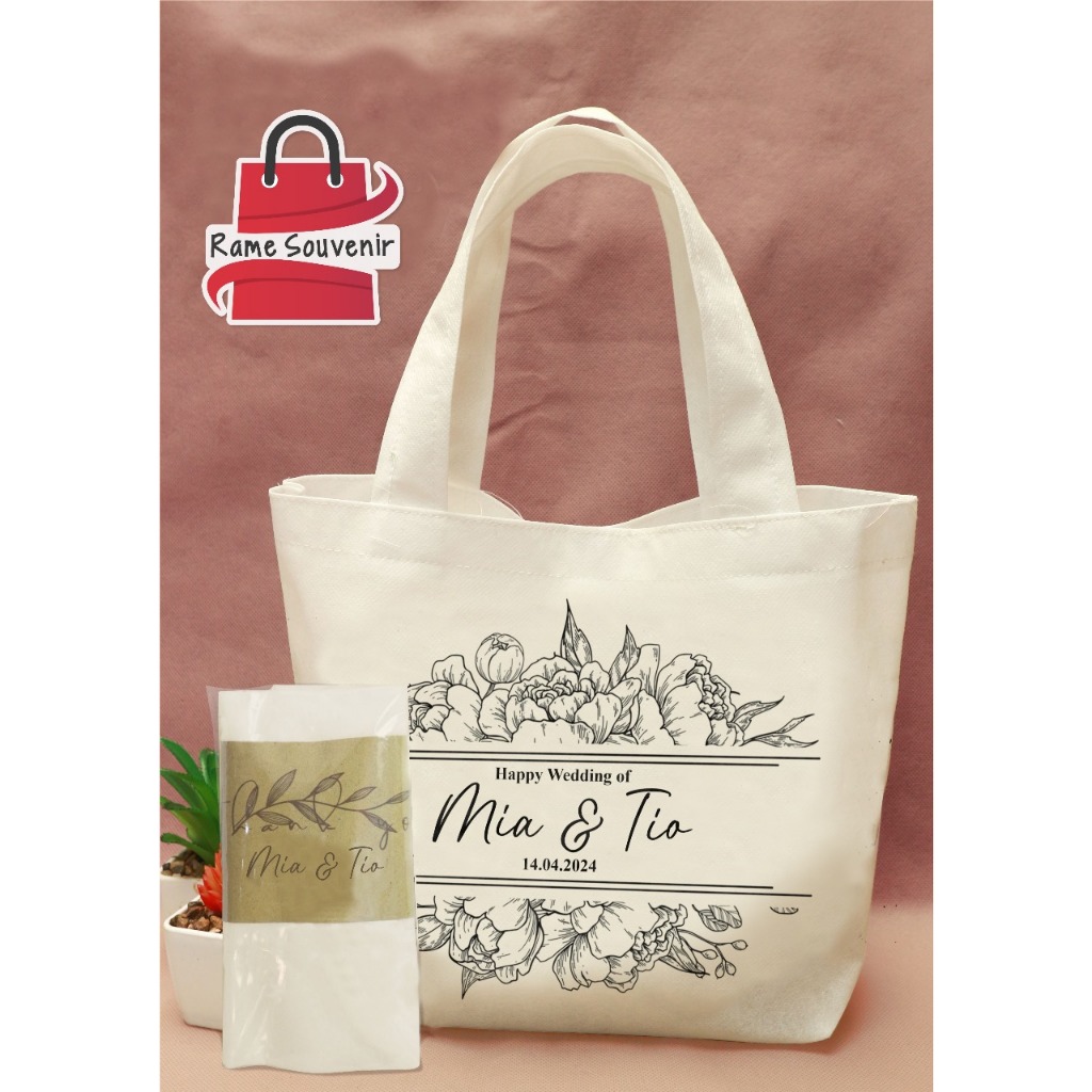 

BEST SELLER!! TAS SOUVENIR PERNIKAHAN/WEDDING/TAS SPON/1 WARNA