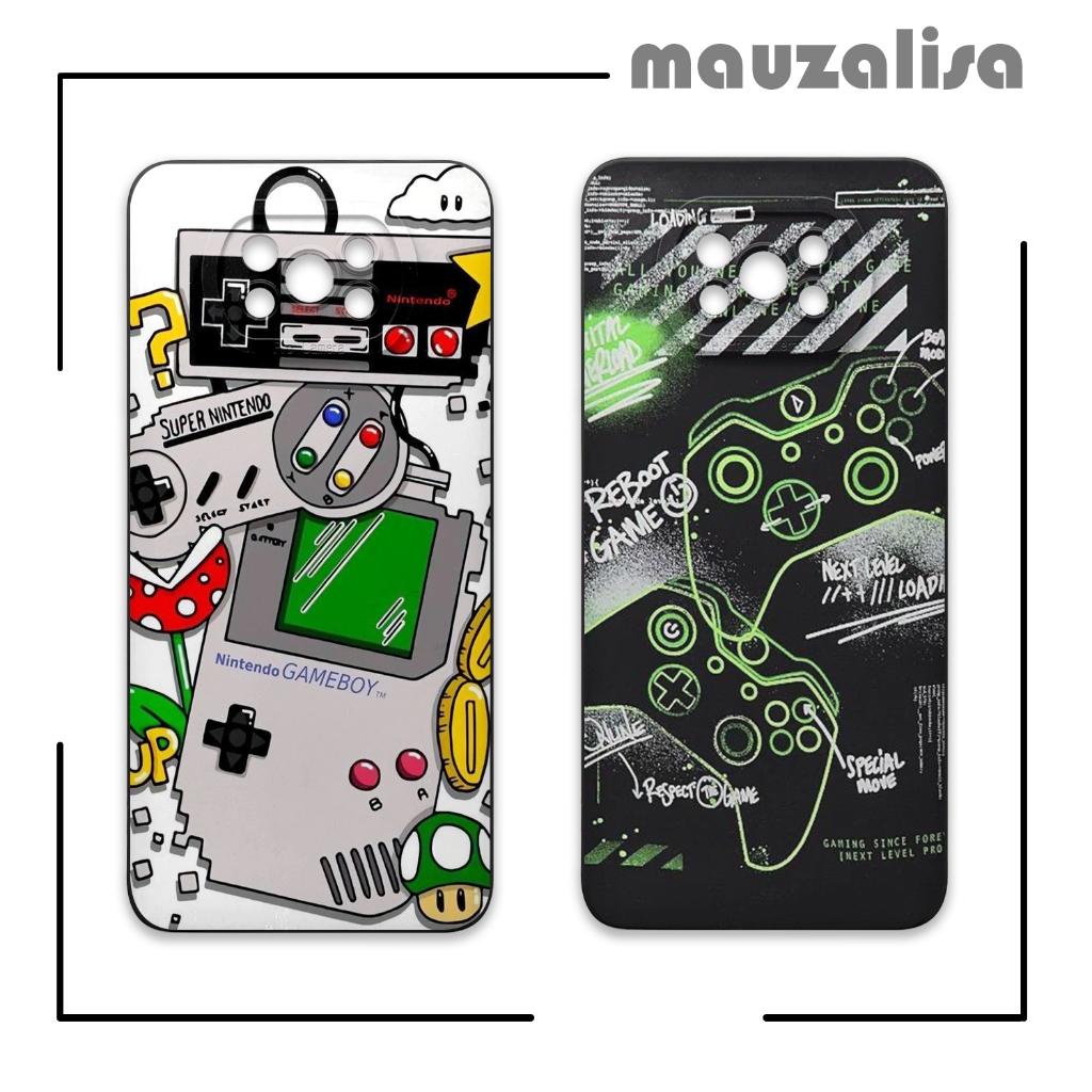 Softcase Hp Xiaomi Poco X3 Nfc Pro Gambar Gamer - Casing Silikon Tpu Motif Gaming - Case Pelindung K