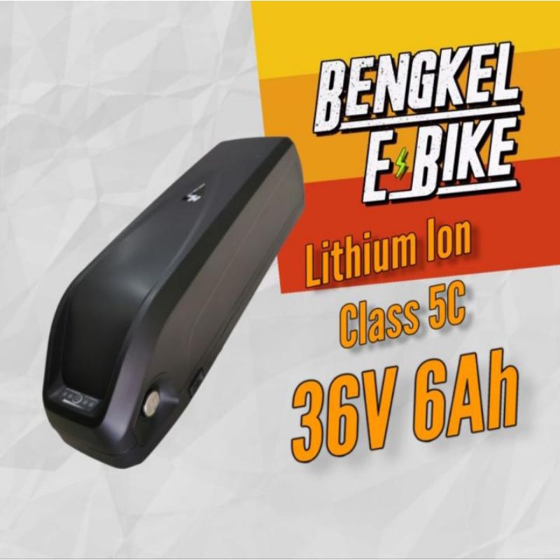Battery Case Sepeda Listrik 36V 6Ah ebike electric baterai lithium