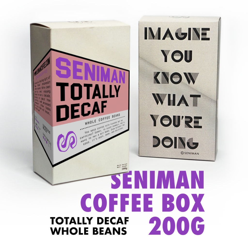 

Seniman Coffee Beans / Biji Kopi Totaly Decaf 200gr