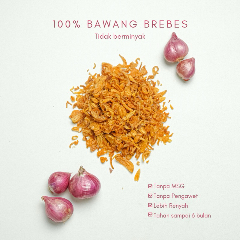 

bawang goreng premium asli brebes tanpa tepung