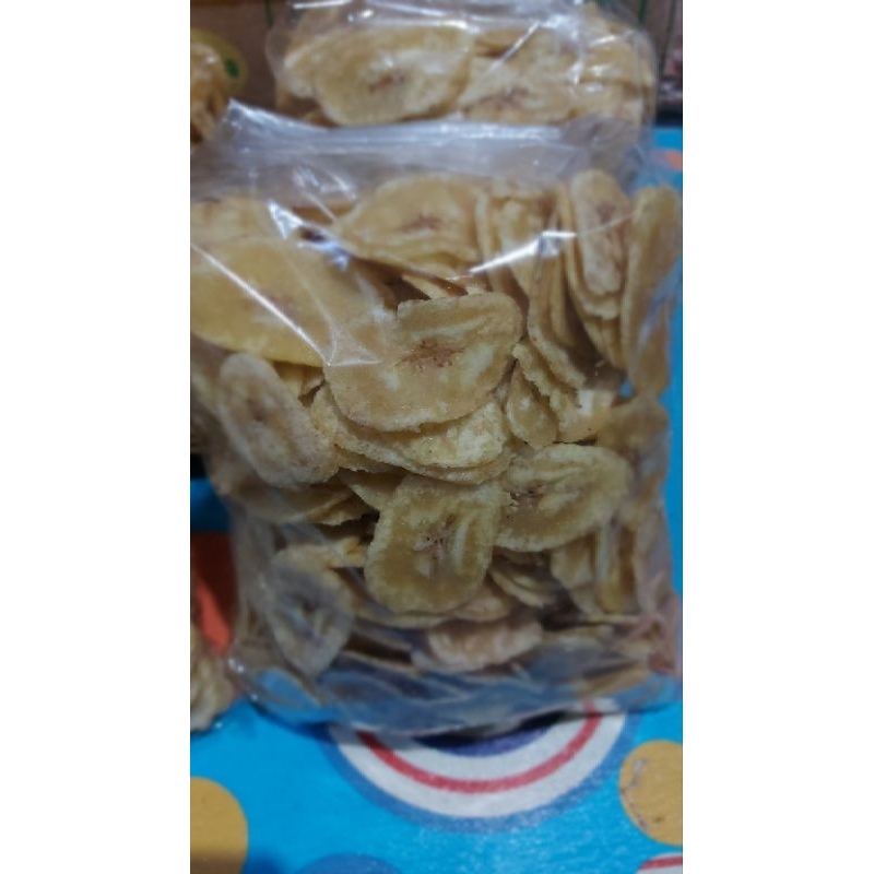 

Keripik Pisang Kepok Kemasan 250gram Rasa Manis