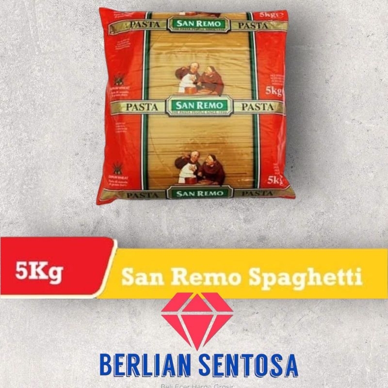 

san remo spaghetti 5kg sanremo spageti 5kg