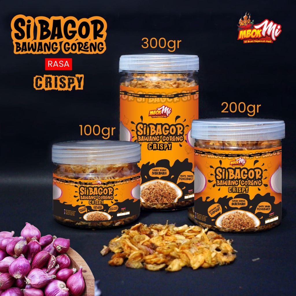 

Bawang Goreng Premium Si Bagor Rasa Crispy Brambang Merah Goreng