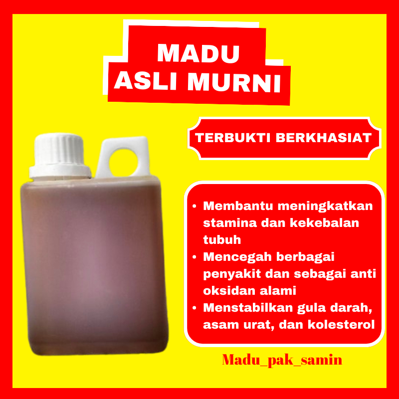 

Madu asli murni 100% original tanpa campuran