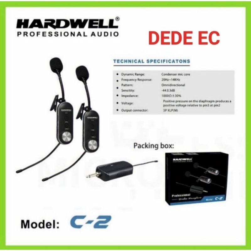 HARDWELL C2 MIC WIRELESS HARDWELL C2 ORIGINAL