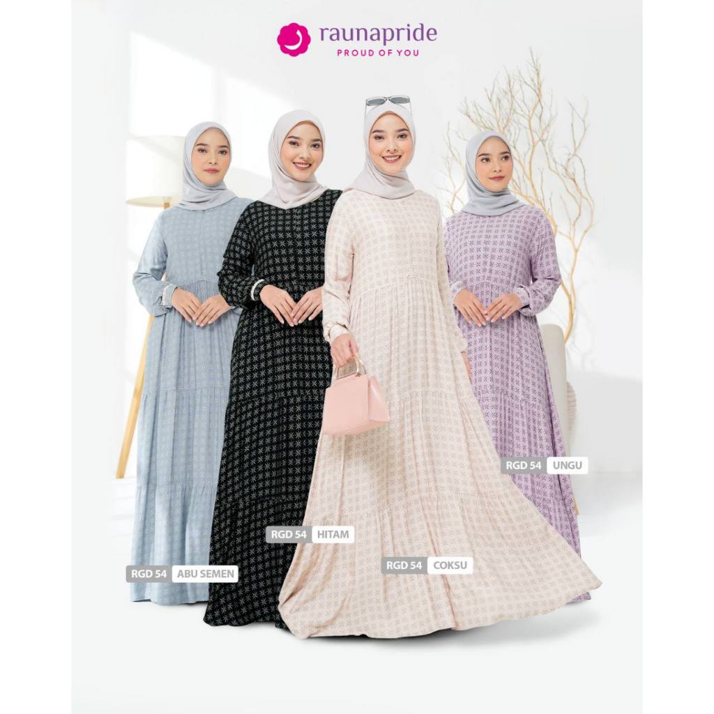 GAMIS RAUNA TERBARU - RGD 54 - GAMIS JUMBO - GAMIS BUSUI - GAMIS REMAJA